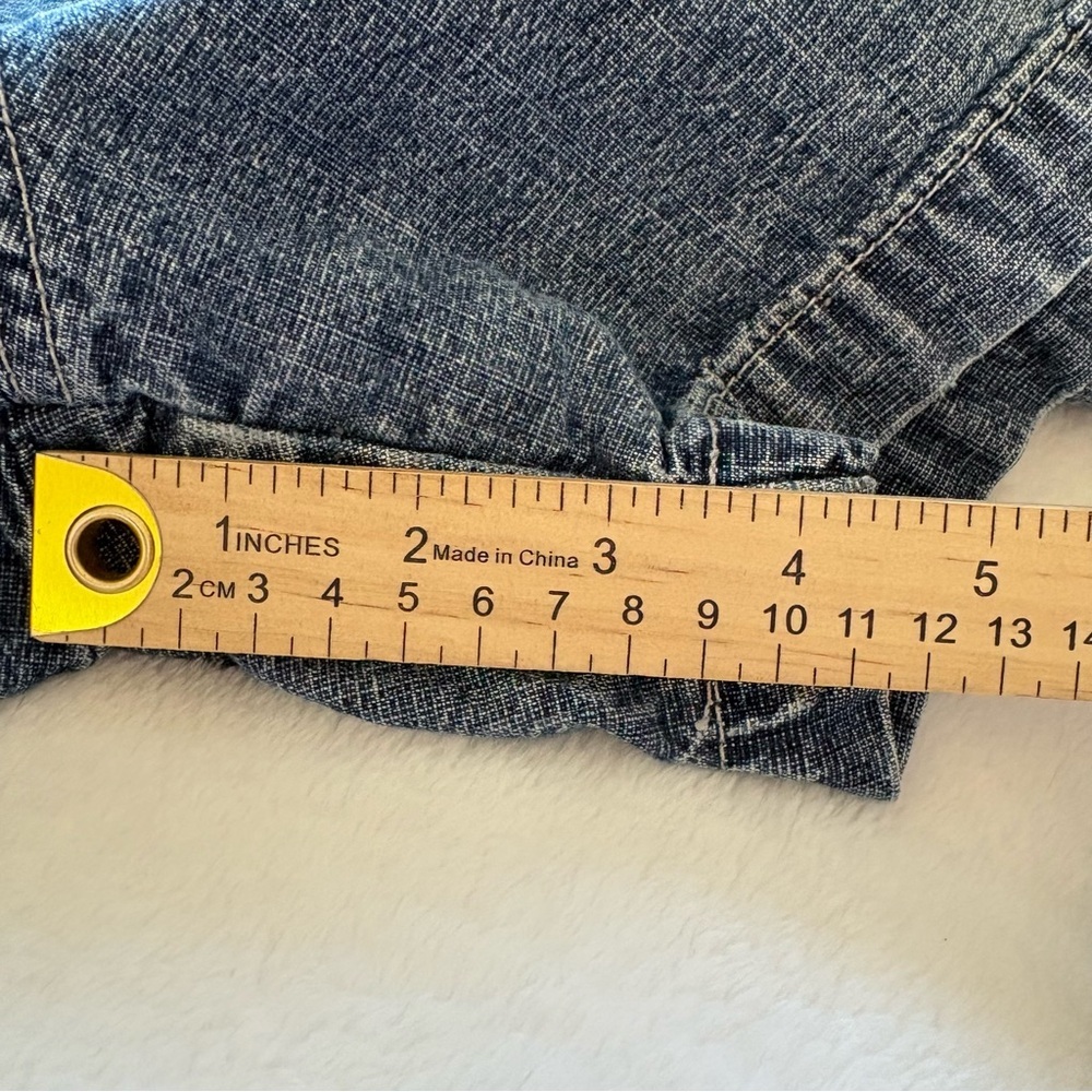 Rare Vintage 2001 Women's Levi's Denim Jean Shorts Size 10 Zipper Fly (32x4.5) - Picture 10 of 16